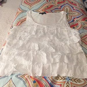 “Relativity” Ruffled tank top!